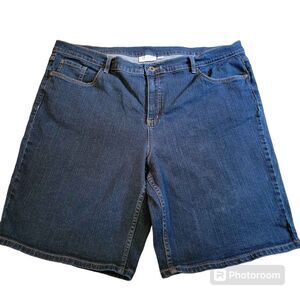 Women's Size 24W d&co. Denim Company Jean Shorts
